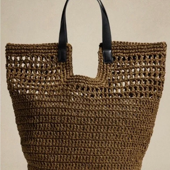 Banana Republic Paper Straw Tote